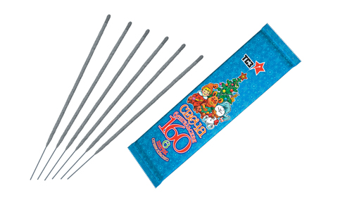  Бенгальские свечи 6 шт 160 мм в пакете  в Юрге